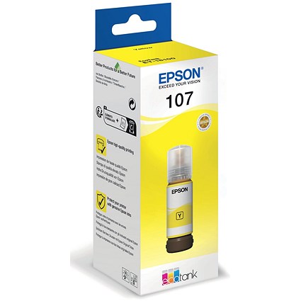 Epson 107 EcoTank Ink Bottle Yellow C13T09B440