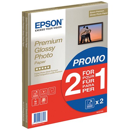 Epson A4 Glossy Photo Paper 2 x 15 Sheets - C13S042169