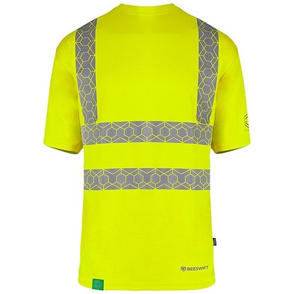 Envirowear Hi-Vis T-Shirt, Saturn Yellow, 2XL