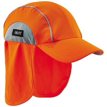 Ergodyne High Performance Hat With Shade, Orange