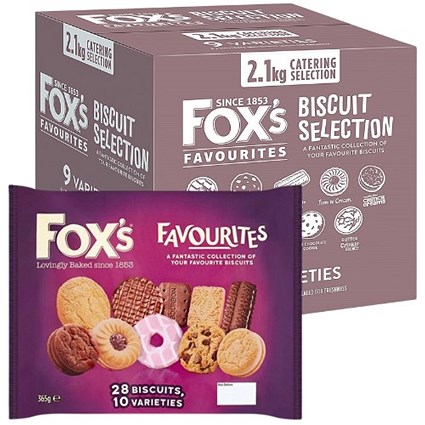 Fox Favourites Assortment Catering Pack, 350g, Pack of 6