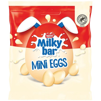 Nestle Milkybar Mini Eggs White Chocolate Sharing Bag - 80g