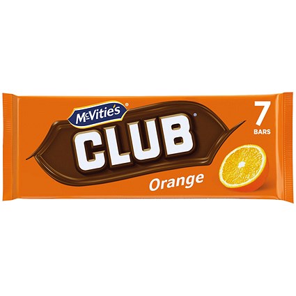 McVities Club Orange Biscuit Bars