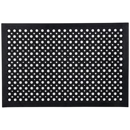 Doortex Open Top Anti-Fatigue Mat, 600x900mm, Black