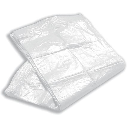 5 Star Medium/Heavy Duty Swing Bin Liners, 40L, White, Pack of 100