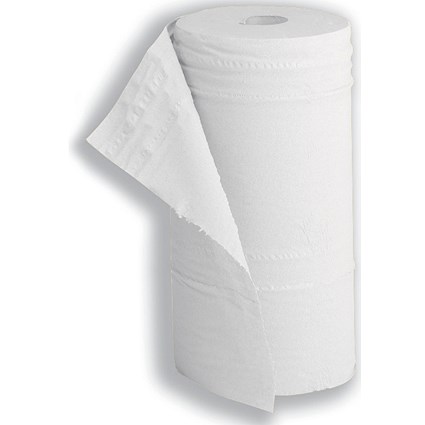 5 Star Hygiene Roll, 10inch Core, 2-Ply, 130 Sheets, White