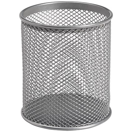 5 Star Pencil Holder Wire Mesh - Silver