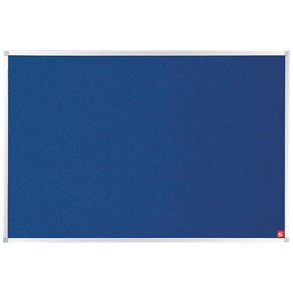 5 Star Noticeboard, Aluminium Trim, W1200mmxH900mm, Blue