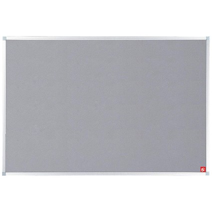 5 Star Noticeboard, Aluminium Trim, W1200mmxH900mm, Grey