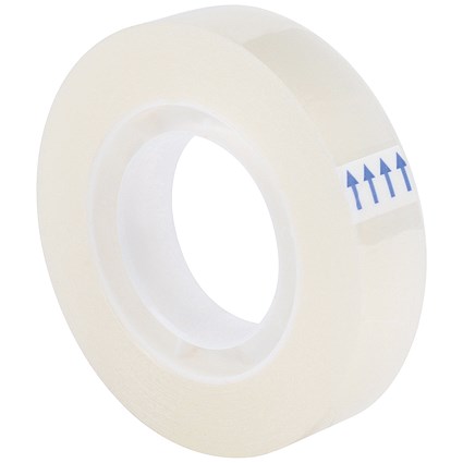 5 Star Small Clear Tape Rolls, 12mm x 33m, Pack of 12