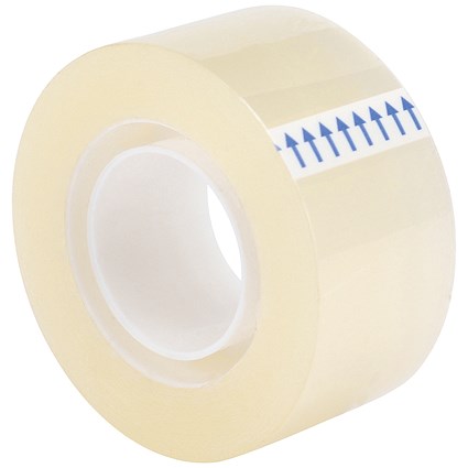 5 Star Small Clear Tape Rolls, 25mm x 33m, Pack of 6