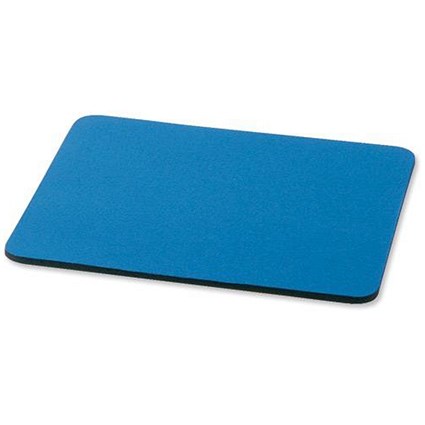 5 Star Mouse Mat, Rubber Sponge Backing, W248xD220mm, Blue