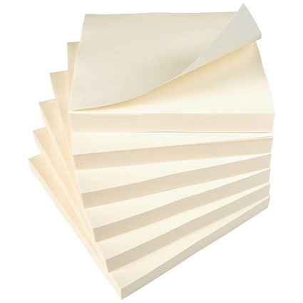 5 Star Value Sticky Notes, 76x76mm, Yellow, Pack of 12