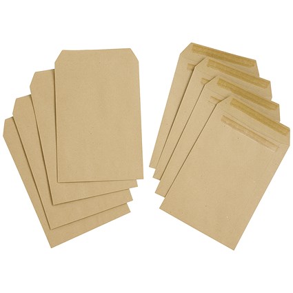 5 Star Value C5 Pocket Envelopes, Manilla, Press Seal, 80gsm, Pack of 500