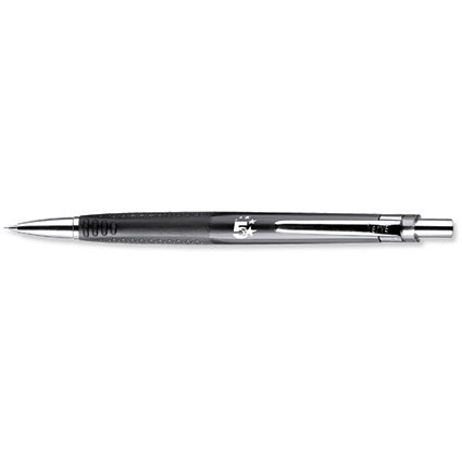 5 Star Mechanical Pencil with Rubberised Grip, Pack of 12