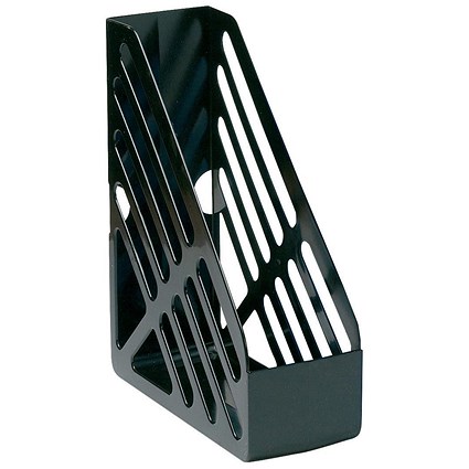 5 Star Magazine Rack, Foolscap, Black