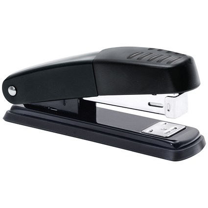 5 Star Half Strip Stapler - Metal, 20 Sheet Capacity, Black