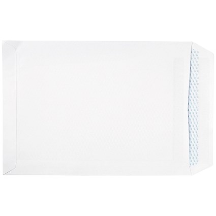 5 Star Eco C4 Pocket Envelopes, White, Press Seal, 100gsm, Pack of 250