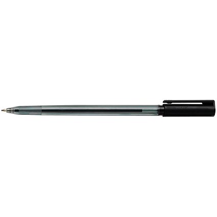 5 Star Elite Ballpoint Pens, Medium, Black, Pack of 20