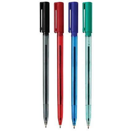 5 Star Elite Ballpoint Pens, Medium, Blue, Pack of 20