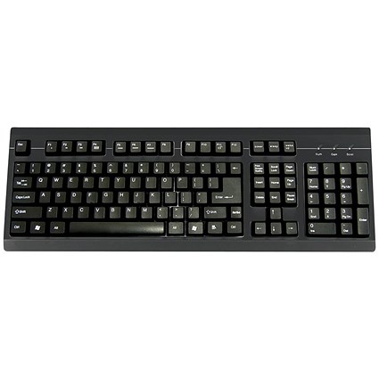 5 Star USB Wired Keyboard - Black