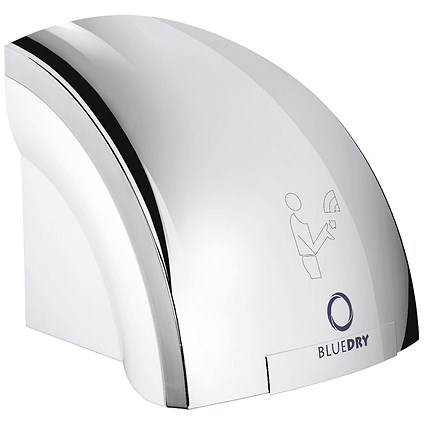 Bluedry Junior Hand Dryer, Chrome