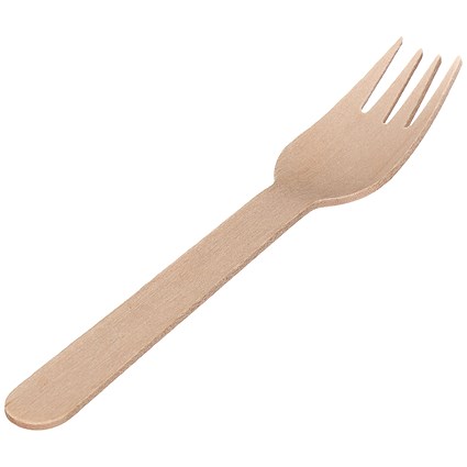 Edenware Wooden Forks, Pack of 1000