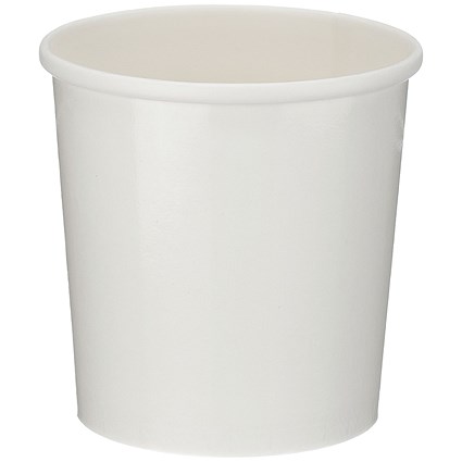 Heavy Duty PP Lined Soup Cup, 12oz, White, Pack of 500