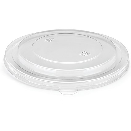 Round PET Lid, Assorted Sizes, Clear, Pack of 300