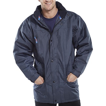 Beeswift Guardian Plain Jacket, Navy Blue, 3XL