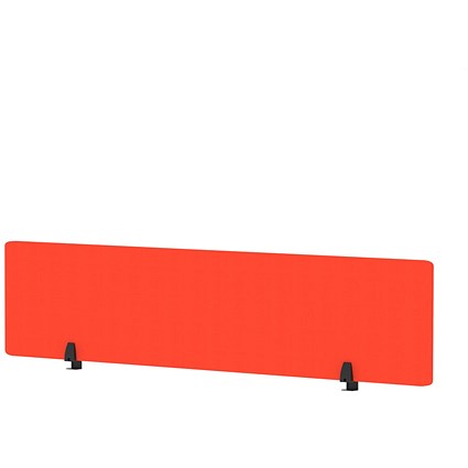 Air Desktop Screen, 1800 x 400mm, Tabasco Orange