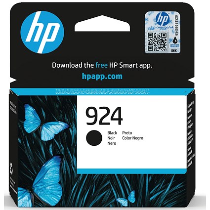 HP 924 4K0U6NE Ink Cartridge, Black