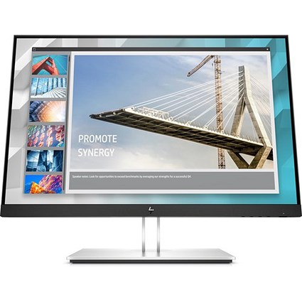 HP E-Series E24i G4 Wuxga LED Monitor, 24 Inch, Black/Silver