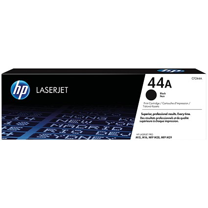 HP 44A Black LaserJet Toner Cartridge CF244A