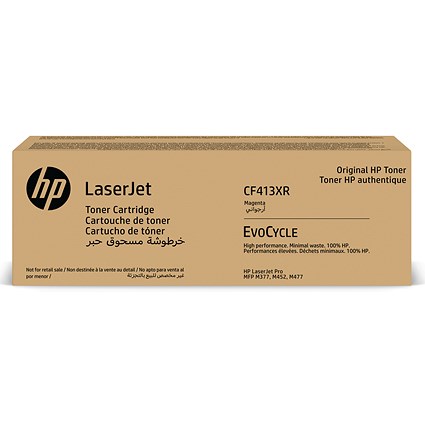 HP 410X EvoCycle LaserJet Toner Cartridge Magenta CF413XR