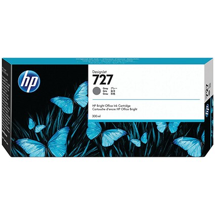 HP 727 Grey Ink Cartridge F9J80A