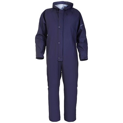 Hydrowear Salesbury Hydrosoft Waterproof Coveralls, Navy Blue, Medium