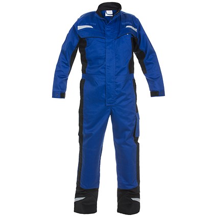 Hydrowear Mayen Multi Venture Flame Retardant Anti-Static Coverall, Royal Blue & Black, 34