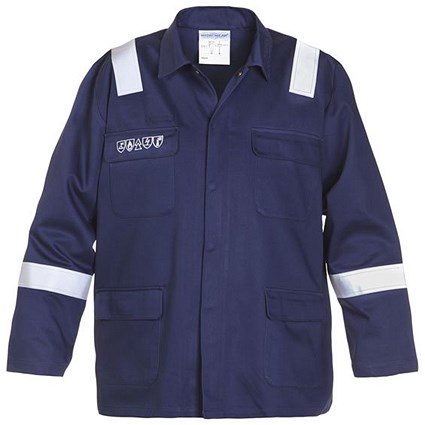 Hydrowear Melk Multi Cvc Flame Retardant Anti-Static Jacket, Navy Blue, 36