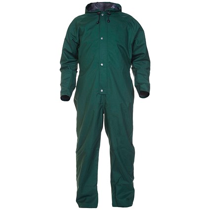 Hydrowear Urk Simply No Sweat Waterproof Coveralls, Green, Medium