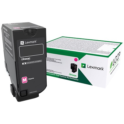 Lexmark Magenta Corporate 12K Toner Cartridge 74C2HME