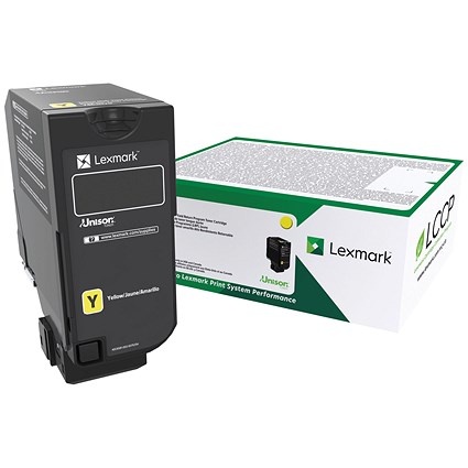 Lexmark Yellow Return Programme 10K Toner Cartridge 75B20Y0