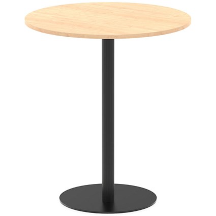 Italia Poseur Round Table, 1000mm Wide, 1145mm High, Maple