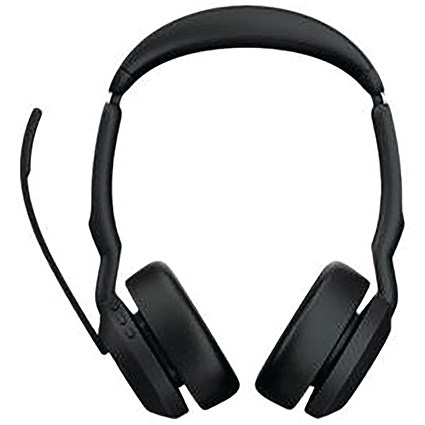 Jabra Evolve2 55 Stereo On-ear Headset USB-C with Charging Stand Bluetooth ANC MS 25599-999-889