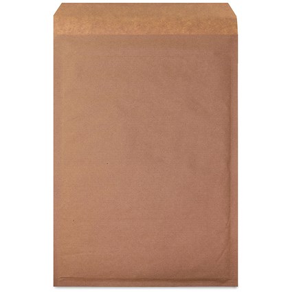 Jiffy Ocean Green Uncoated Mailers, 7/G, Brown, Pack of 100