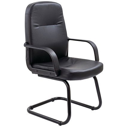 Jemini Rhone Visitors Chair, Black