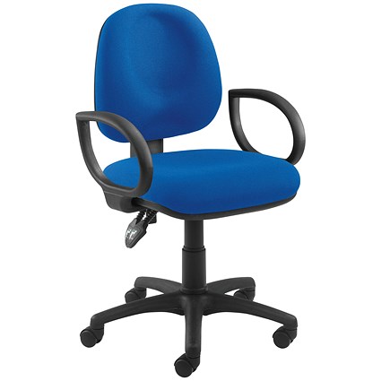 Arista Concept Medium Back Operator Chair, Blue