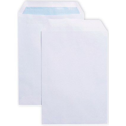 Q-Connect C5 Envelopes, Self Seal, 90gsm, White, Pack of 500 | Paperstone