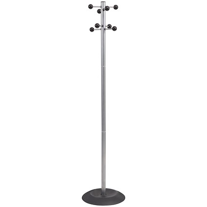 Astin Alba Totem Coat Stand, Silver/Black