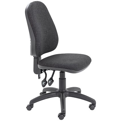 Jemini Teme High Back Operator Chair, Charcoal